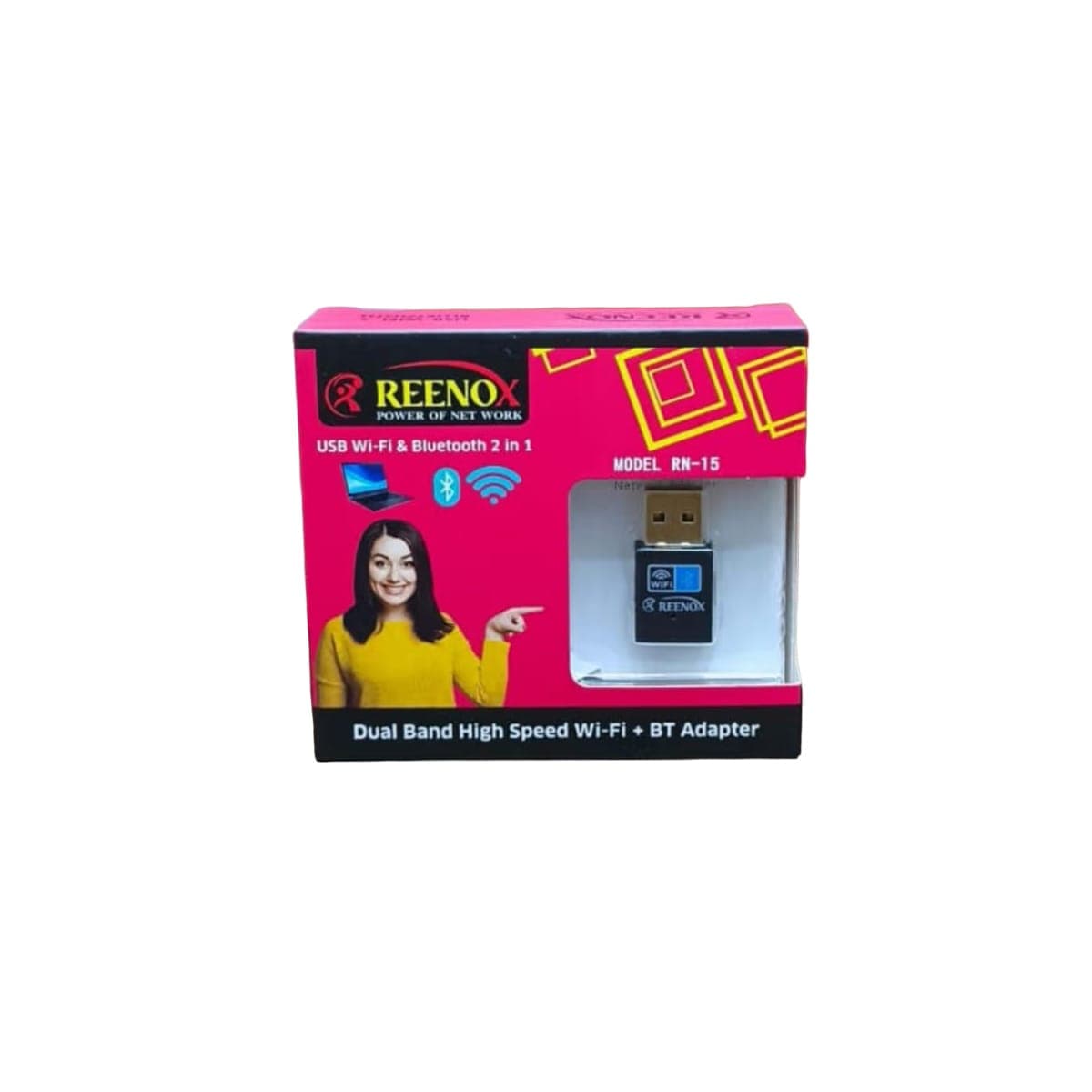 Buy USB WiFi + Bluetooth Adapter Refurbished Online India - Bhushan Tech